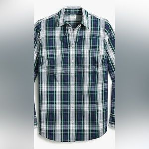 NWT J.Crew plaid shirt size XS